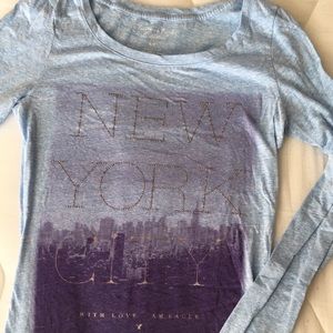 American Eagle Long Sleeve NYC Shirt